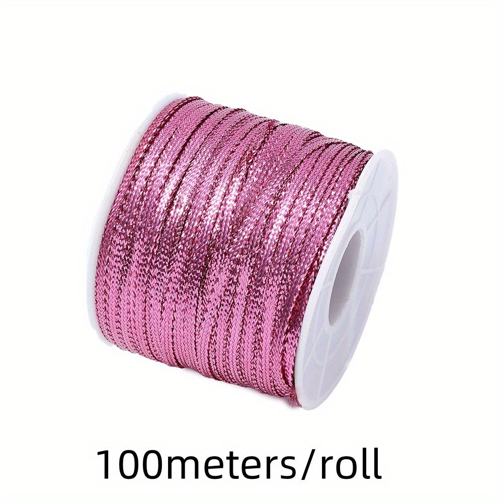 100 m/Roll 3 mm Christmas Ribbon Cord
