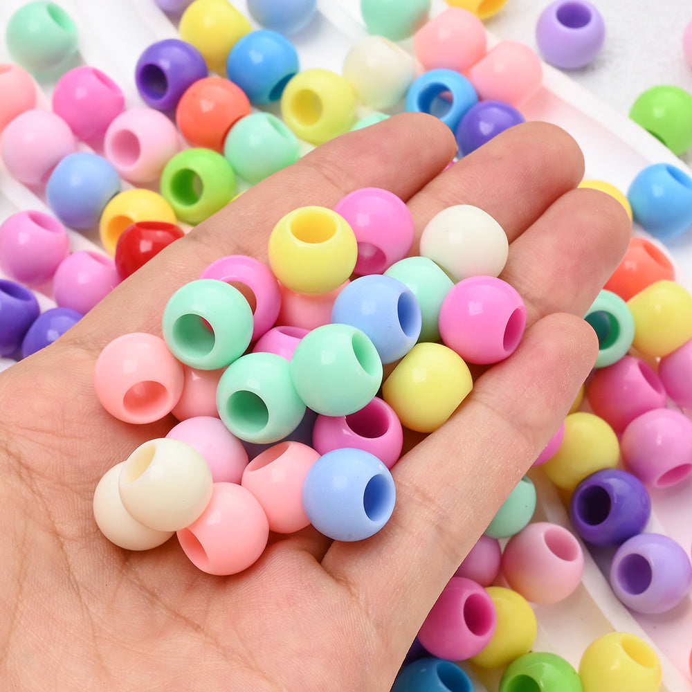 Acrylic Large Hole Beads