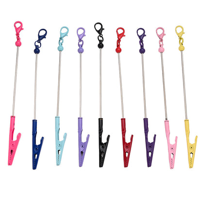 Beaded Card Holder Clips