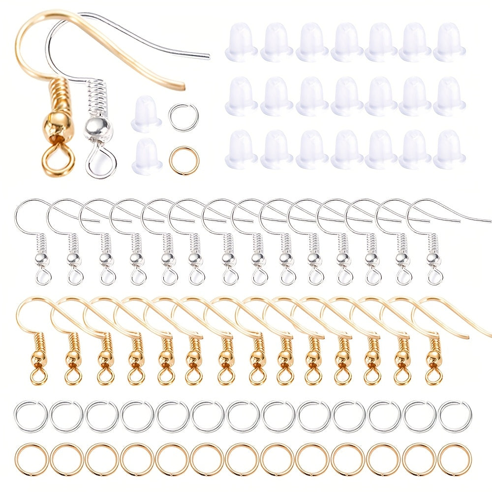 Gold Silver Earring Hook Set
