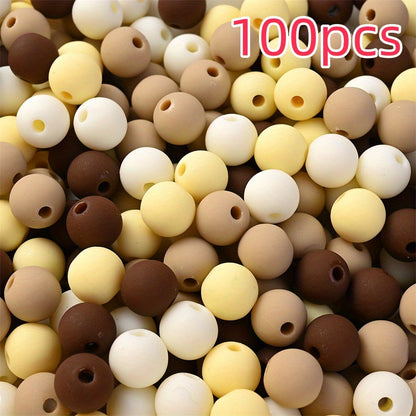 Color Series Matte Round Acrylic Spacer Beads