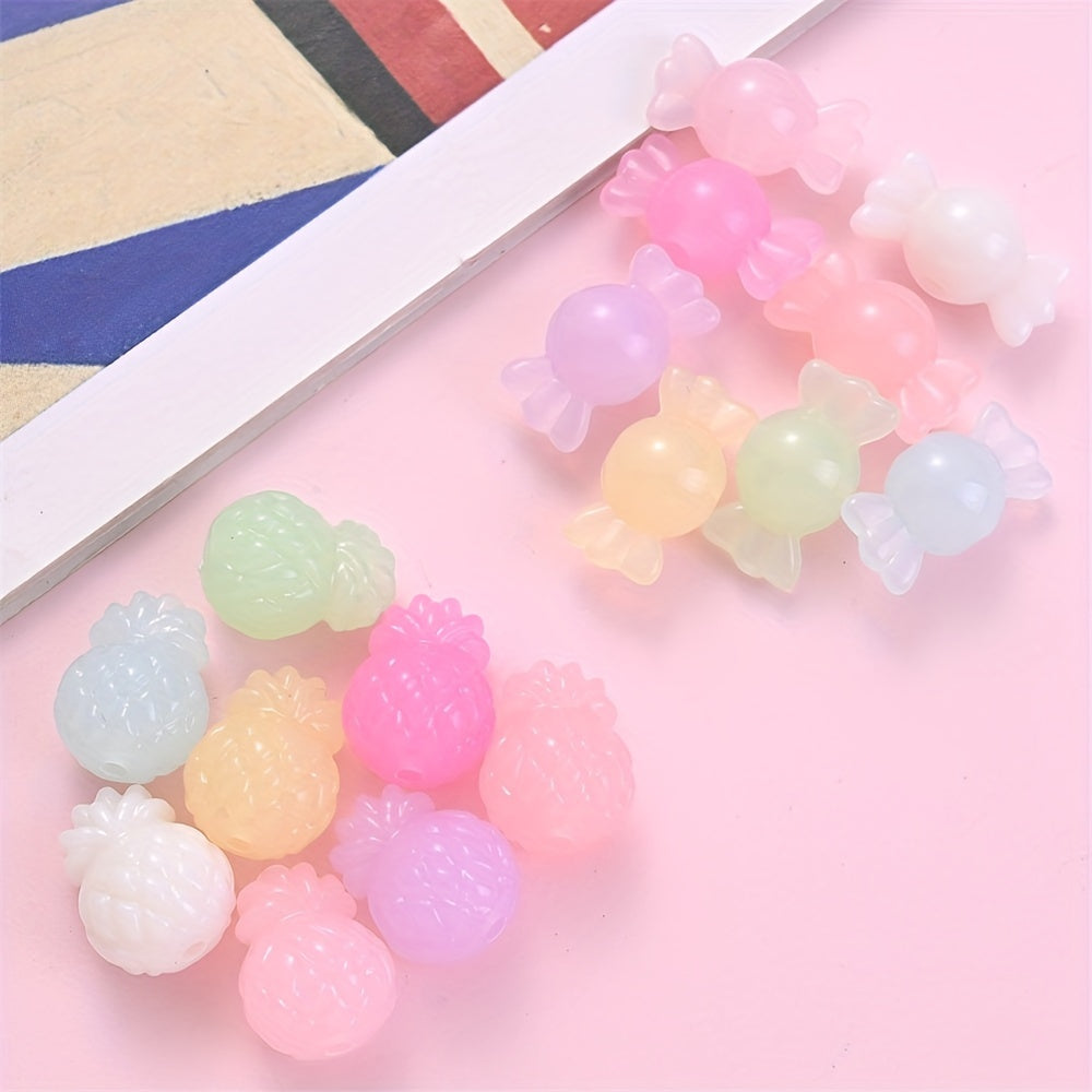 Pineapple Acrylic Beads