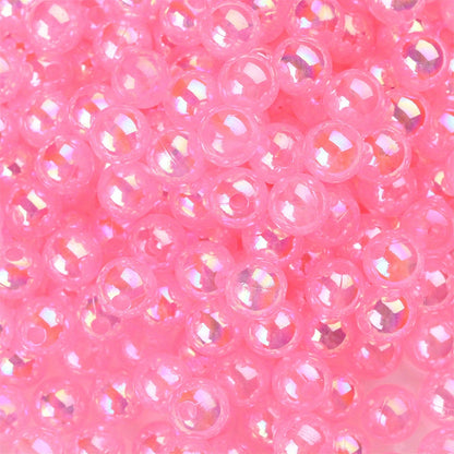 Colorful Clear Acrylic Beads