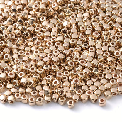 100PCS 3mm Multicolor Cube CCB Spacer Bead Set