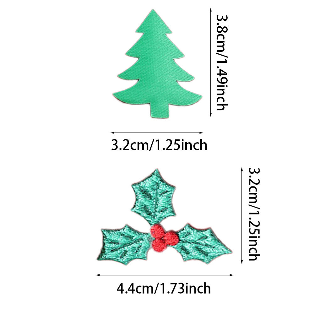 Christmas Tree Shaped Patches