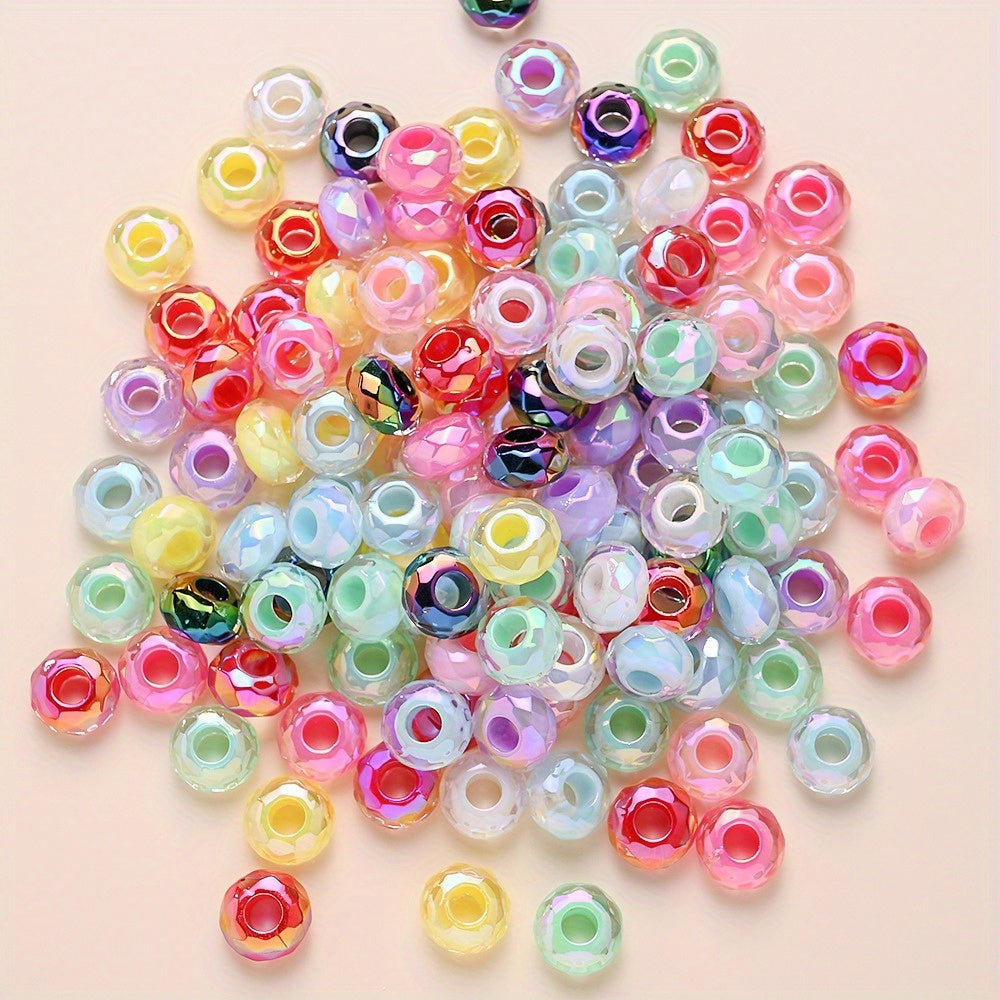 Cut Sugar Heart Acrylic Beads