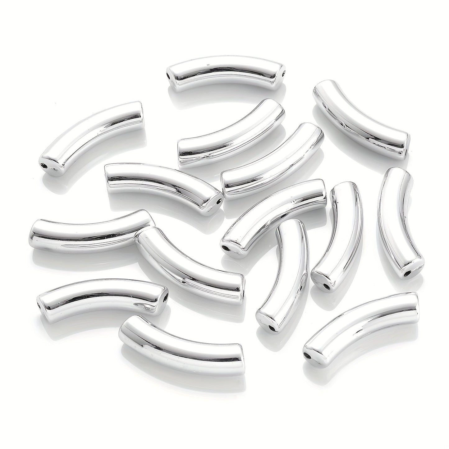 Gradient Curved Acrylic Beads