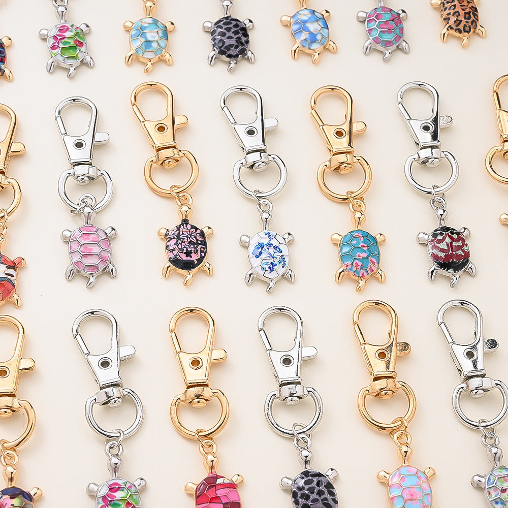 Turtle Keychain Zinc Alloy Charms