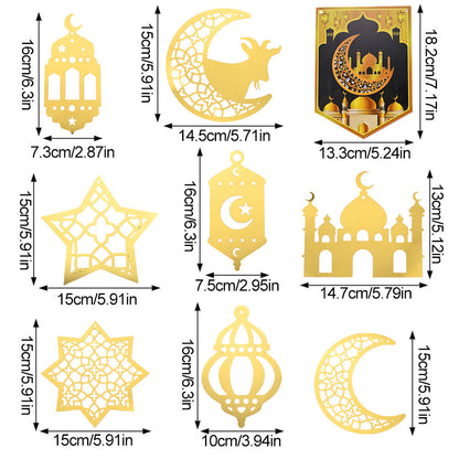Ramadan Flag Banner Decoration Set