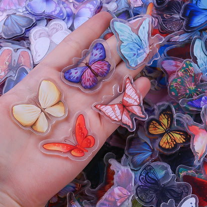 Colorful Butterfly Acrylic Flatback Embellishments