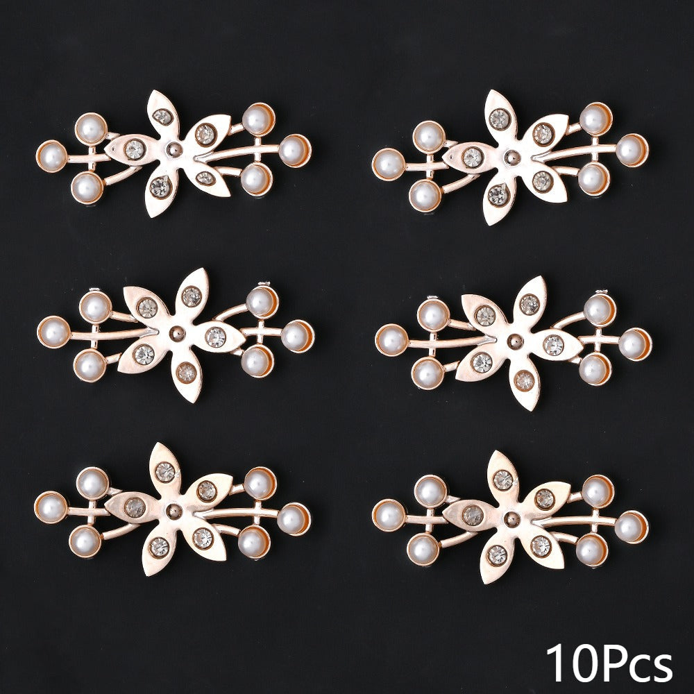 25x44 mm Rose Gold Pearl Plastic Patches