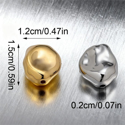 Modern Irregular Faceted Beads
